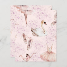 Papel de scrapbook para dança, cor-de-rosa,