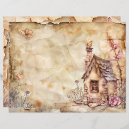 Papel de scrapbook para Diários de leite