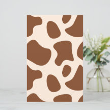 Papel de scrapbook para Impressão de vaca rosa e c