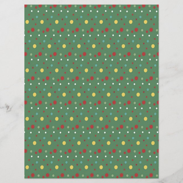 Papel de scrapbook para Papais noeis cômodos (Frente)
