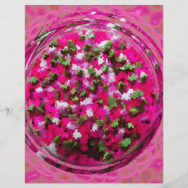 Papel de Scrapbook Pink Potpourri 2 Lados Página