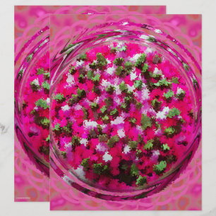 Papel de Scrapbook Pink Potpourri 2 Lados Página
