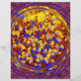 Papel de Scrapbook Purple Potpourri 2 Lados
