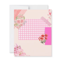 Papel de scrapbook rosa