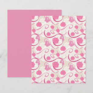 Papel de Scrapbook Rosa Bonito