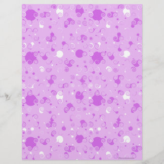 Papel de scrapbook roxo