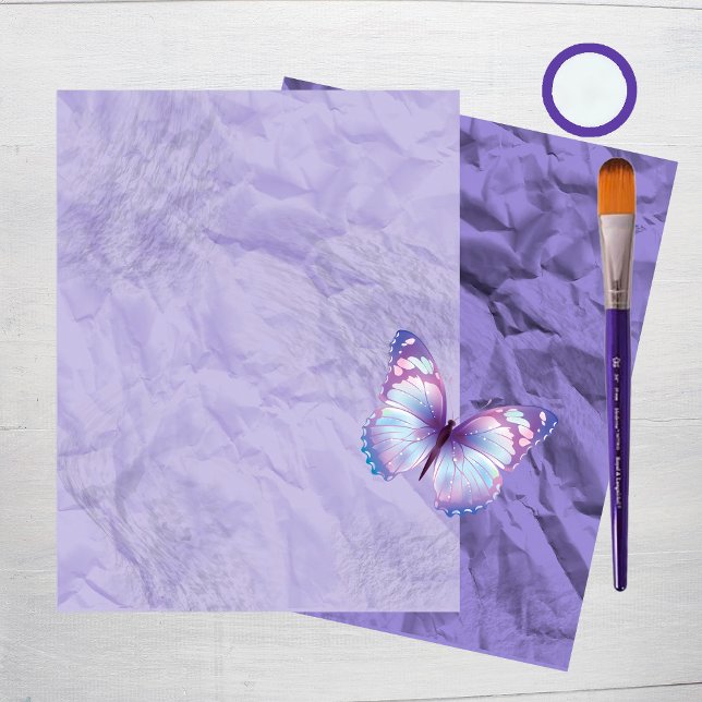 Papel de scrapbook roxo amassado (Criador carregado)