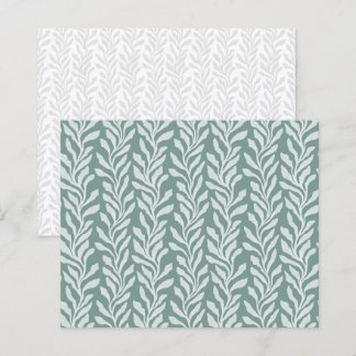 Papel de Scrapbook Verde Azulado de Algas Botânica