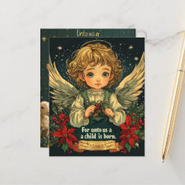 Papel de Scrapbook Versículo da Bíblia Menino Jesu