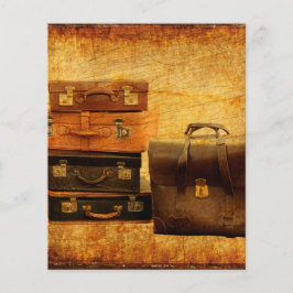 papel de scrapbook vintage de viagem