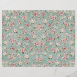 Papel de Scrapbook Vintage Shabby Chic
