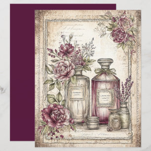 Papel de Scrapbook Vitoriano e de Renda
