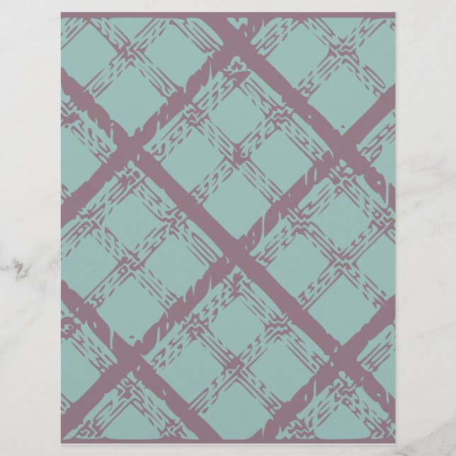 Papel de Scrapbook Xadrez 2 Tons (Frente)
