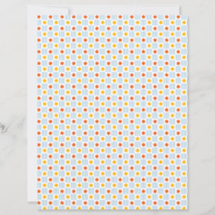 Papel de Scrapbook Xadrez Explosão Solar - S