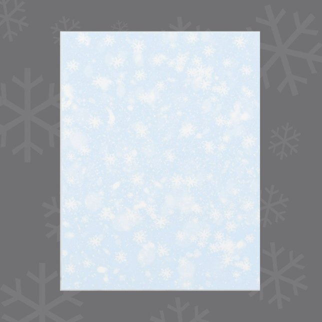 Papel de Scrapbooking Azul Deixe Nevar (Criador carregado)