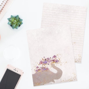 Papel de Scrapbooking Boho Chic Sonhador Elefante