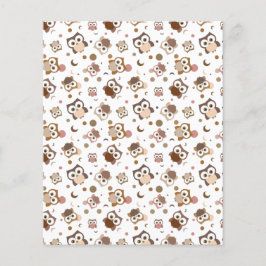 Papel de Scrapbooking do Design Hoot Owl