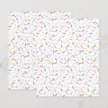 Papel de Scrapbooking Donut Sprinkles Arco-íris