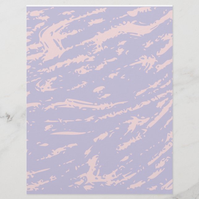 Papel de Scrapbooks Abstrato Lavanda (Frente)