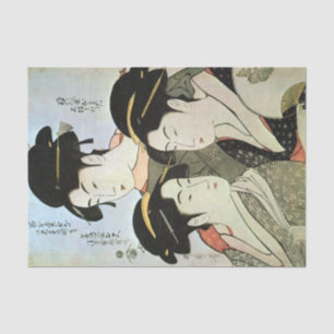 Papel De Seda 江 戸 の 人 美, 歌 3 belas mulheres de Edo, 