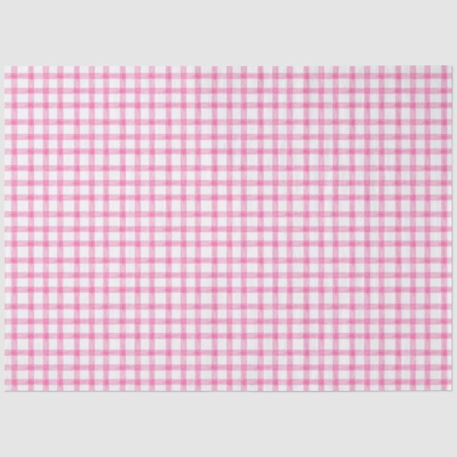 Papel De Seda 009 Tecido de seda rosa brilhante fúcsia (Frente )