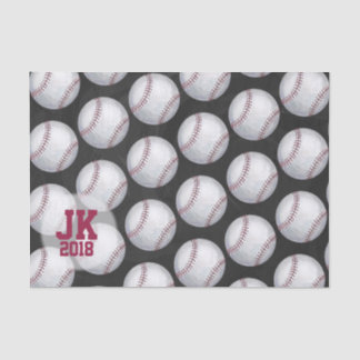 Papel De Seda 03de12 Papel-Padrão de Baseball
