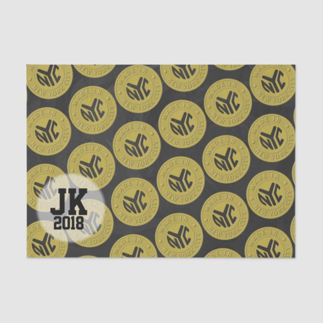 Papel De Seda 03of12 Classic New York Party (Frente )