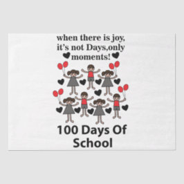 Papel De Seda 100 Dias De Escola