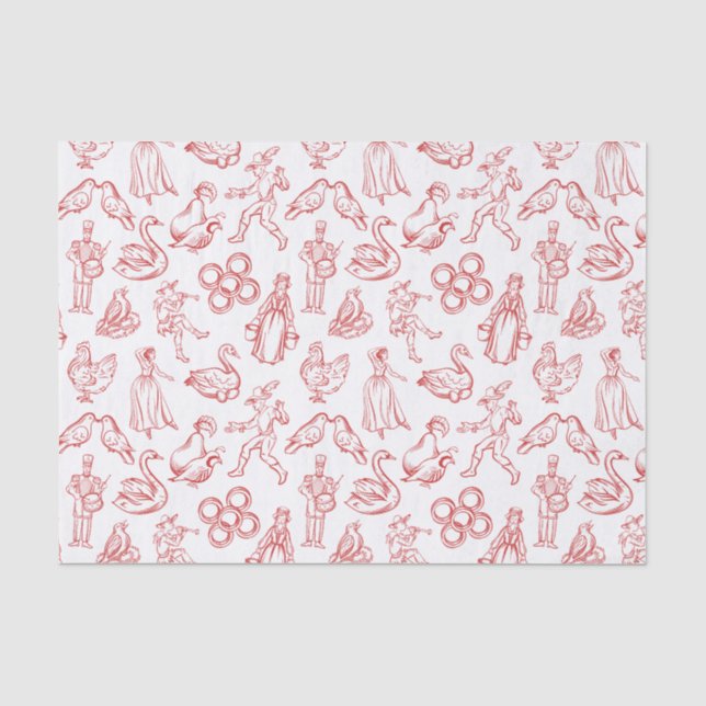 Papel De Seda 12 dias de Natal (Frente )