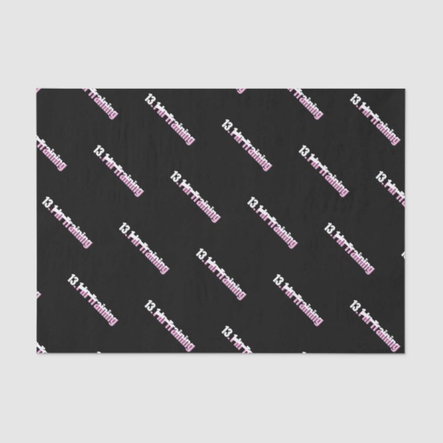 Papel De Seda 13.1 Treinamento em meia-maratona - Pink Running (Frente )