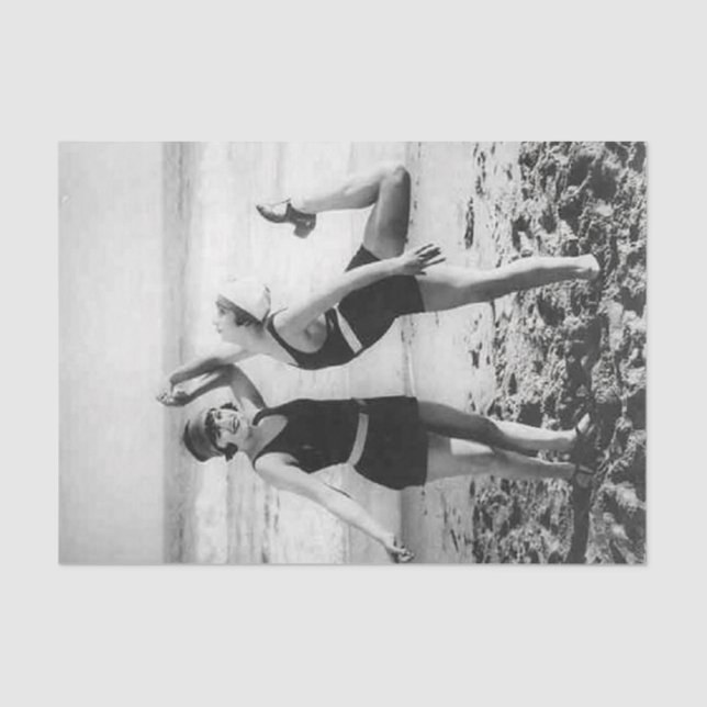 Papel De Seda 1920 da praia (Frente )