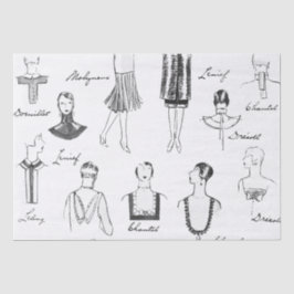 Papel De Seda 1925 French Fashions Tissue Paper v. 2