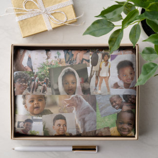 Papel De Seda 24 Haphazardly Overlapping Photos Collage Template