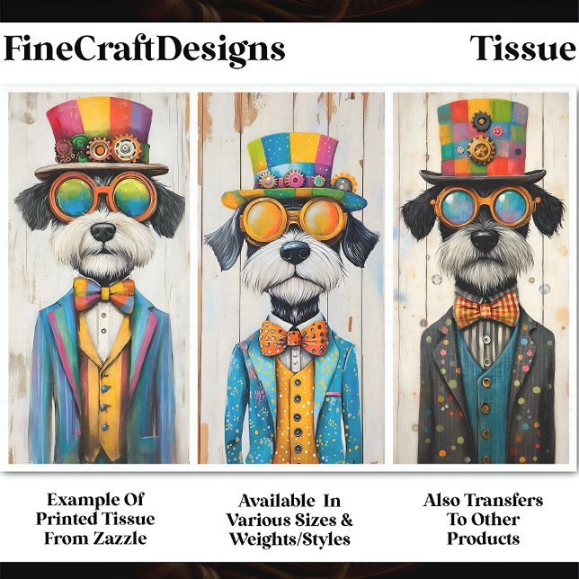 Papel De Seda 3 Unidade de Dissociação Quirky Steampunk Schnauze (Criador carregado)