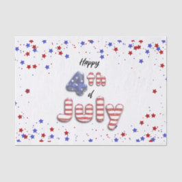 Papel De Seda 4 de julho Estrelas Strips Foil Balões