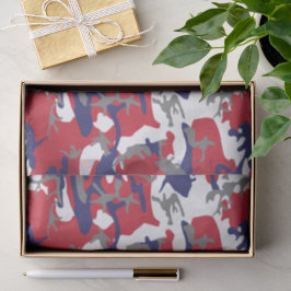 Papel De Seda 4th of July, Independence day, Camouflage Gray