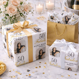 Papel De Seda 50 and Fabulous Photo 50th Birthday