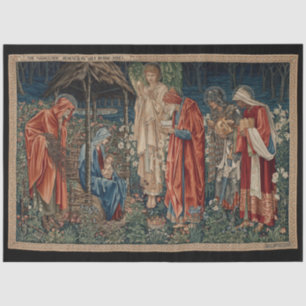 Papel De Seda A Adoração do Magi (por Edward Burne-Jones)