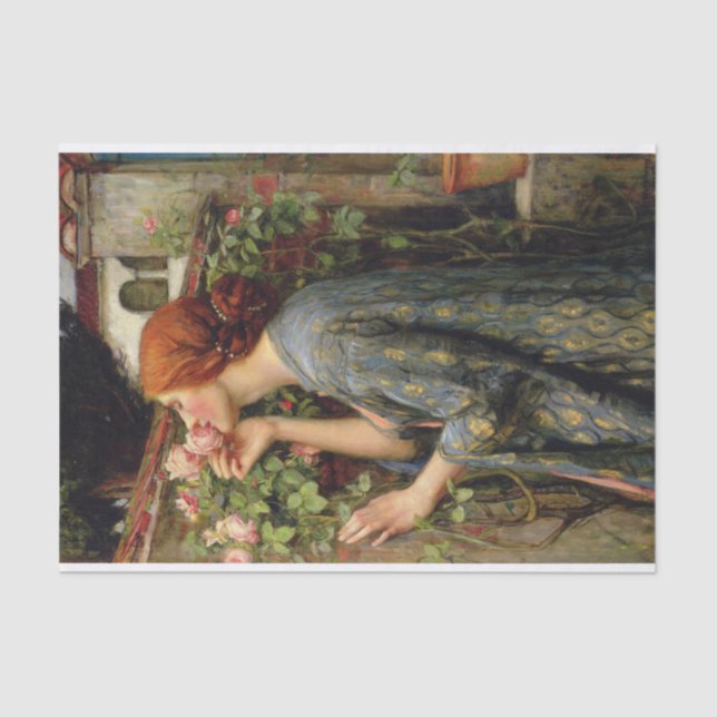 Papel De Seda A Alma da Rosa por John William Waterhouse (Frente )
