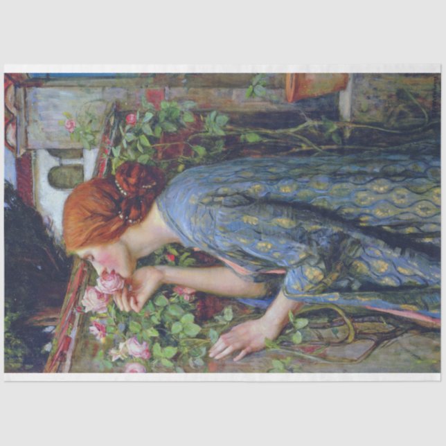 Papel De Seda A Alma do Rosa, John William Waterhouse (Frente )