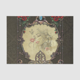 Papel De Seda A armação ostenta um design opulente