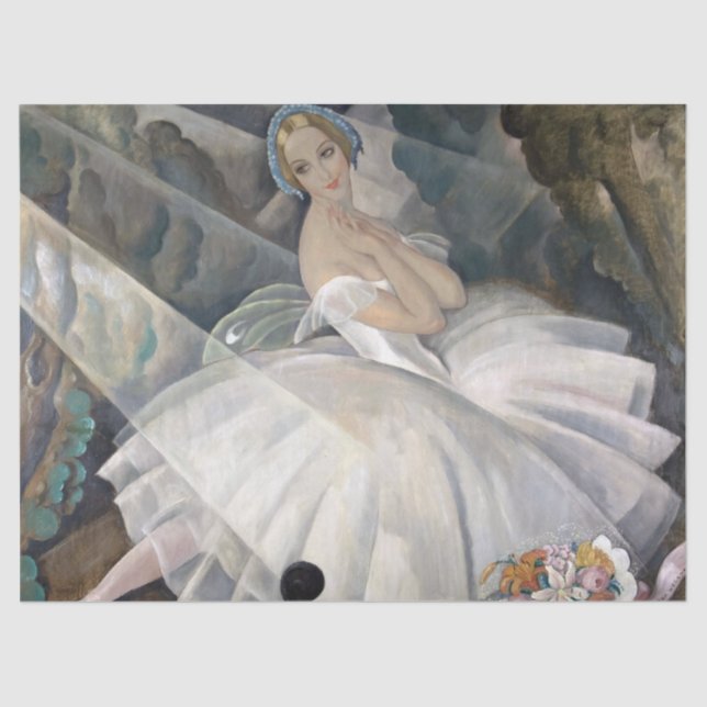 Papel De Seda A Ballerina Ulla Poulsen, de Gerda Wegener (Frente )