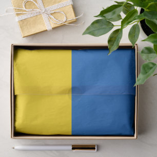 Papel De Seda A Bandeira da Ucrânia