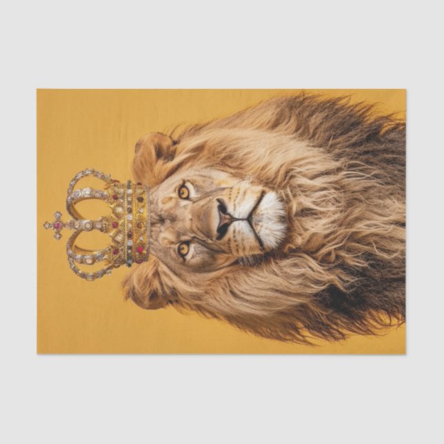 Papel De Seda A Beleza de um Leão (Frente )