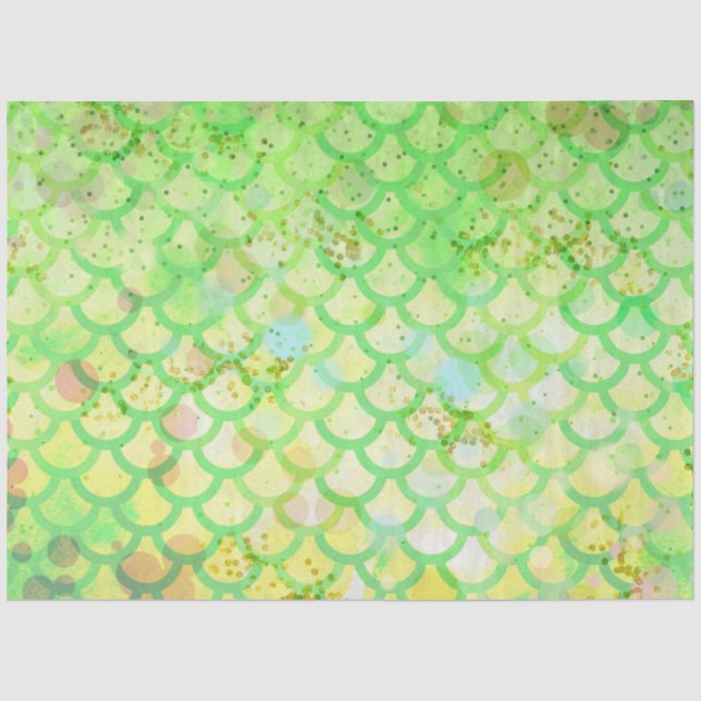 Papel De Seda A Bokeh Mermaid Series Design 3 (Frente )