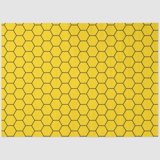 Papel De Seda A Bumble Bee and Honey Series Design 11 (Frente )