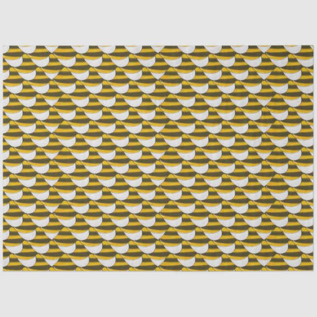 Papel De Seda A Bumble Bee and Honey Series Design 13 (Frente )