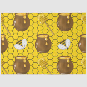 Papel De Seda A Bumble Bee and Honey Series Design 15