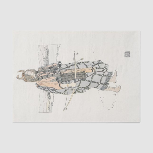 Papel De Seda A Caçadora (por Ann Macbeth) (Frente )