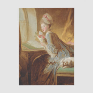 Papel De Seda A Carta de Amor por Jean Honore Fragonard